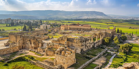 Beit Shean in daylight The town of Beit Shean in I_008