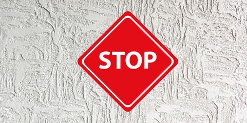 no entry sign on clouds dead end road, end of road background