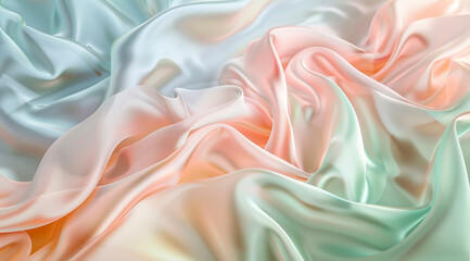 Obraz premium Soft Pastel Silk Fabric Texture