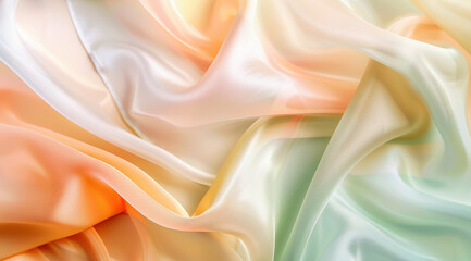 Obraz premium Soft Pastel Silk Fabric Texture
