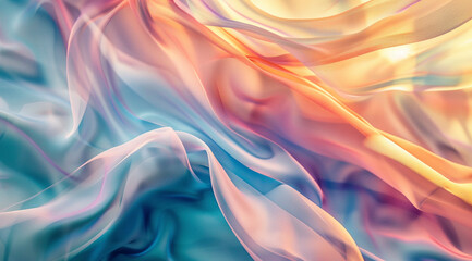 Obraz premium Soft Pastel Silk Fabric Texture