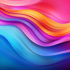 Fototapeta premium abstract multicolor background, modern wavy cover design