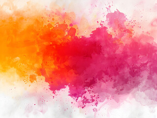 Obraz premium Red, orange and yellow watercolor background