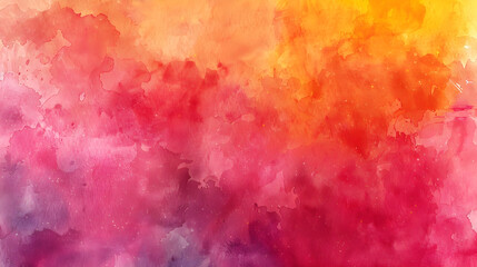 Red, orange and yellow watercolor background