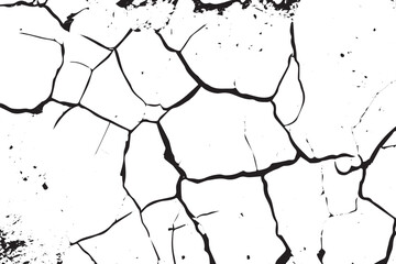 Grunge texture of close-up of worn and cracked concrete or asphalt surfaces.