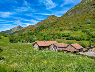 Saliencia village, Somiedo Natural Park and Biosphere Reserve, Asturias, Spain