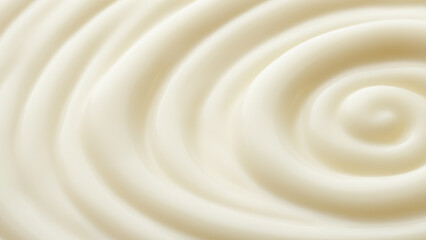 Smooth Cream Swirl Abstract Background