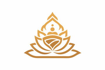 linocut-create-a-minimalist-Buddhist-logo-vector illustration 