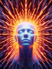 Abstract illustration of a mental disorder