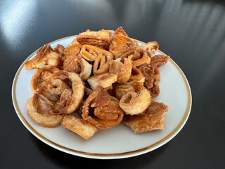 Palmeritas caseras, galletitas dulces con manteca y azúcar