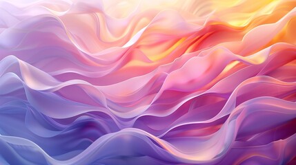 Obraz premium Layers of coral and turquoise translucent veils background 