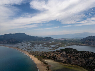 Iztuzu Beach near Dalyan, in the Ortaca District of the Province of Mugla