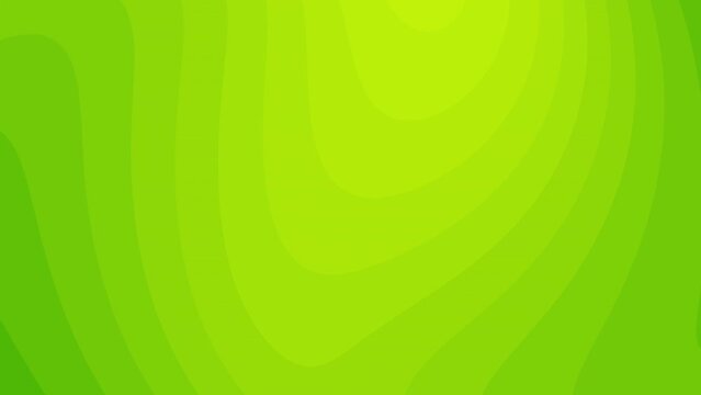 Lime green abstract background with sharp wavy lines and gradient transition, dynamic fluid shape. Loop video