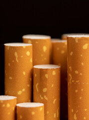 dangerous to health tobacco leaves for smoking in a cigarette