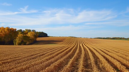 Soybeans in a field ready to be harvested
