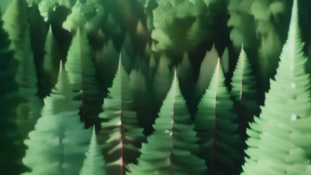 Vector Forest Zoom Out Animation