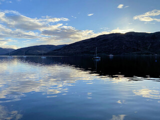 A view of Loch Eli near Fort William in Scotland