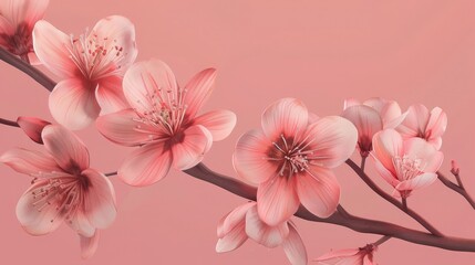 pink blossom in spring