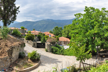 Village of Ampelakia, Larissa, Thessaly, Greece