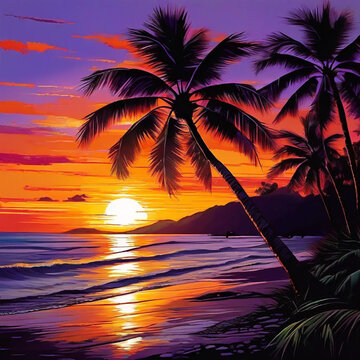 beatifull view to the sun