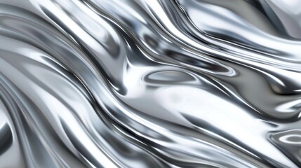 Shiny Metallic Surface Generative AI