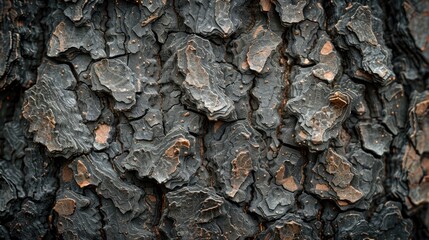 Embossed Tree Bark Texture Background in Close up