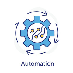 Automation Icons. Vector Icon Design