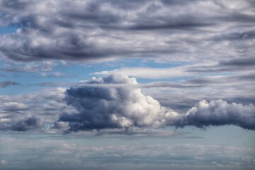 clouds in the sky