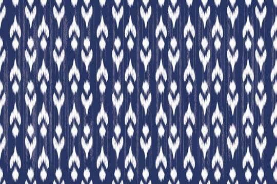 Ethnic abstract ikat art. Aztec ornament print. geometric ethnic pattern seamless color oriental. Design for background ,curtain, carpet, wallpaper, clothing, wrapping, Batik, vector illustration.