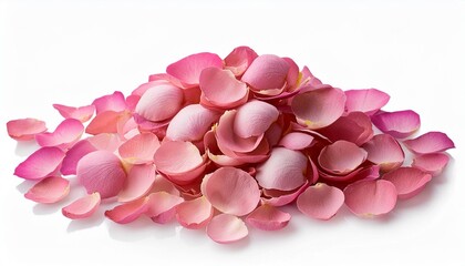 romantic pink rose petals on background png