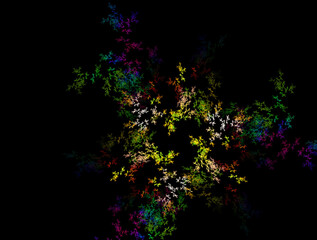 Imaginatory fractal abstract background Image