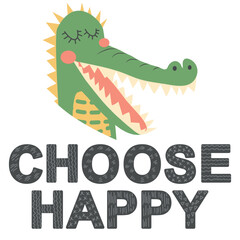 Cute face of an animal with lettering. Scandinavian style and pastel palette. baby posters, cards, clothes, childrens rooms