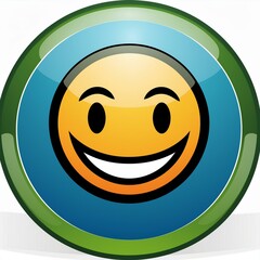 Fototapeta premium émoticône souriant et fier en ia