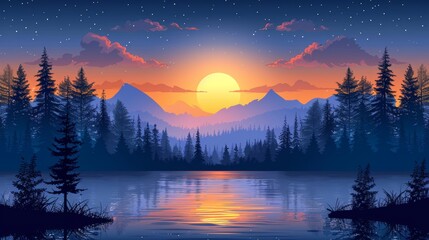 Exploring majestic mountain scenery on an adventurous hike through lush forests and stunning vistas