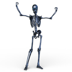 骸骨　3DCGレンダリング