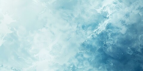 Obraz premium Gentle transitions and soft blends of blue and white mimic the look of delicate clouds in the sky