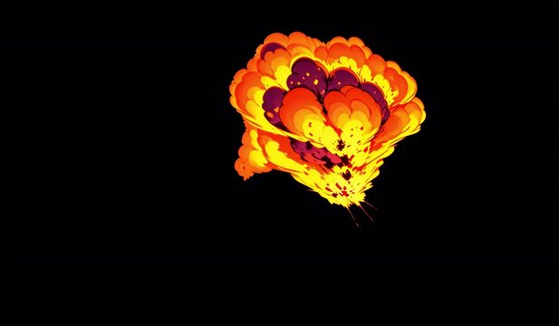 Arial Explosion 010