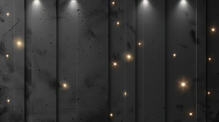 Gray background with lights