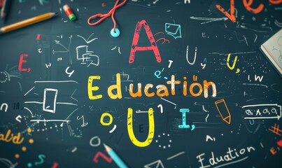 Education themed background