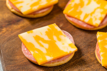 Gourmet Cheese Meat and Crackers