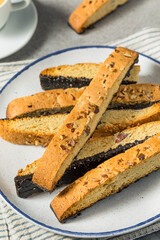 Chocolate and Almond Biscotti Pastry