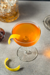 Cold Boozy Pink Gin Cocktail