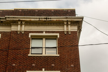 windows of an old building