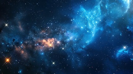 Universe Panorama: Stars and Galaxies in Space
