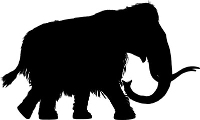Woolly Mammoth Silhouette