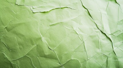 Abstract light green paper texture with a rough flat appearance and soft lighting