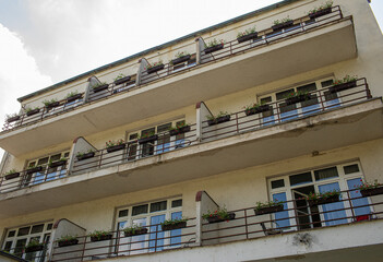 Accommodation for patients in spa resort in Sliac,Slovakia.Summer season.