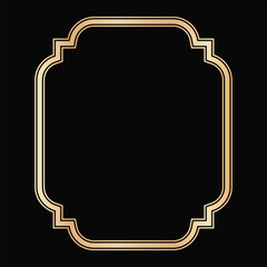 Decorative lines borders, Luxury design elements, Gold Frames Designs