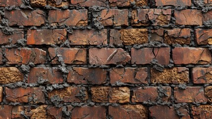 Background showing a fresh texture of a brick wall