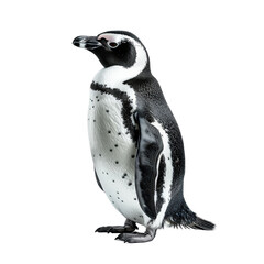 Obraz premium Magellanic penguin isolated on transparent background, cut out, png, side view